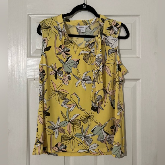 Liz Claiborne Floral Blouse Size Large. - Picture 2 of 3